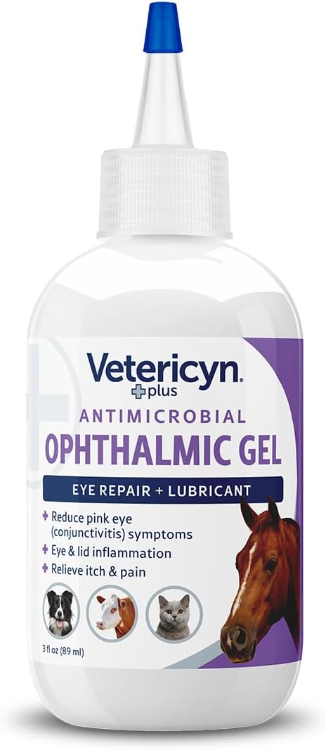 Vetericyn Plus Dog and Cat Eye Care | Flush and Soothe Eye Irritations, Dog Tear Stain Cleaner, Safe for All Animals. (Eye Care Kit)