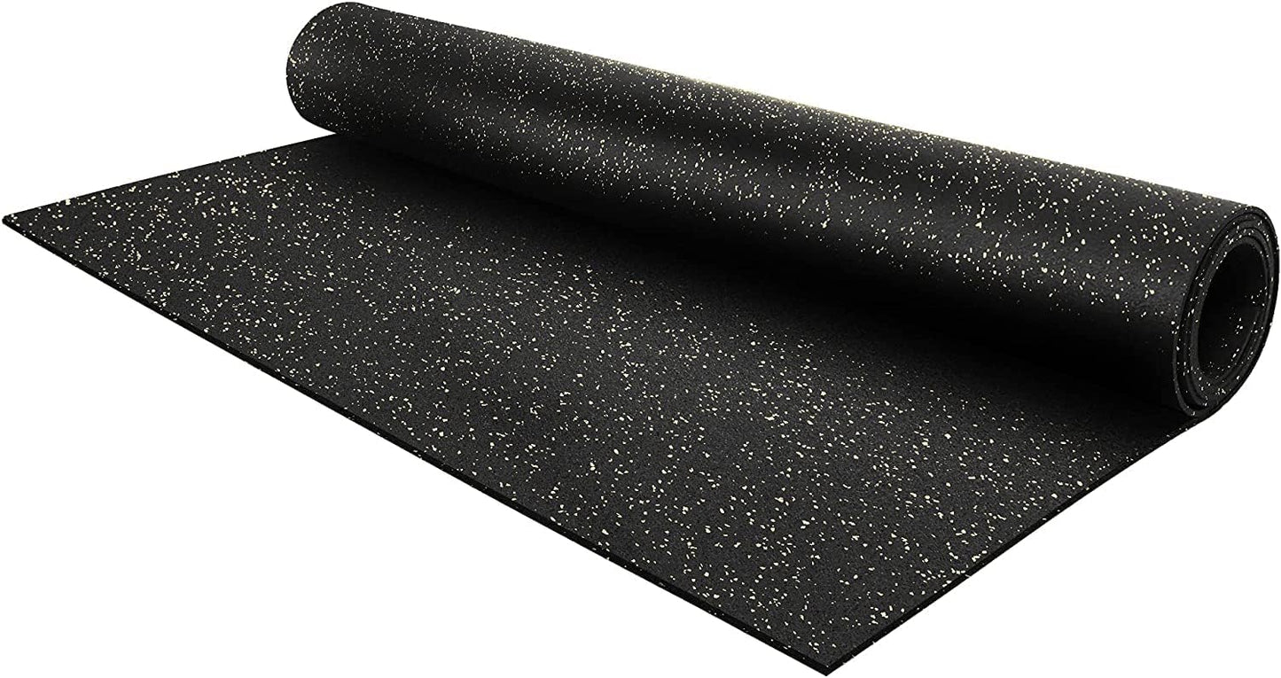 Flooring Inc's 1/4" Thick Tough Rubber Flooring Roll | Flexible Recycled Rubber Floor Mats for Home Gym | Heavy Duty Rubber Mat for Home Gyms, Sheds, Horse Stall Mat or Trailer