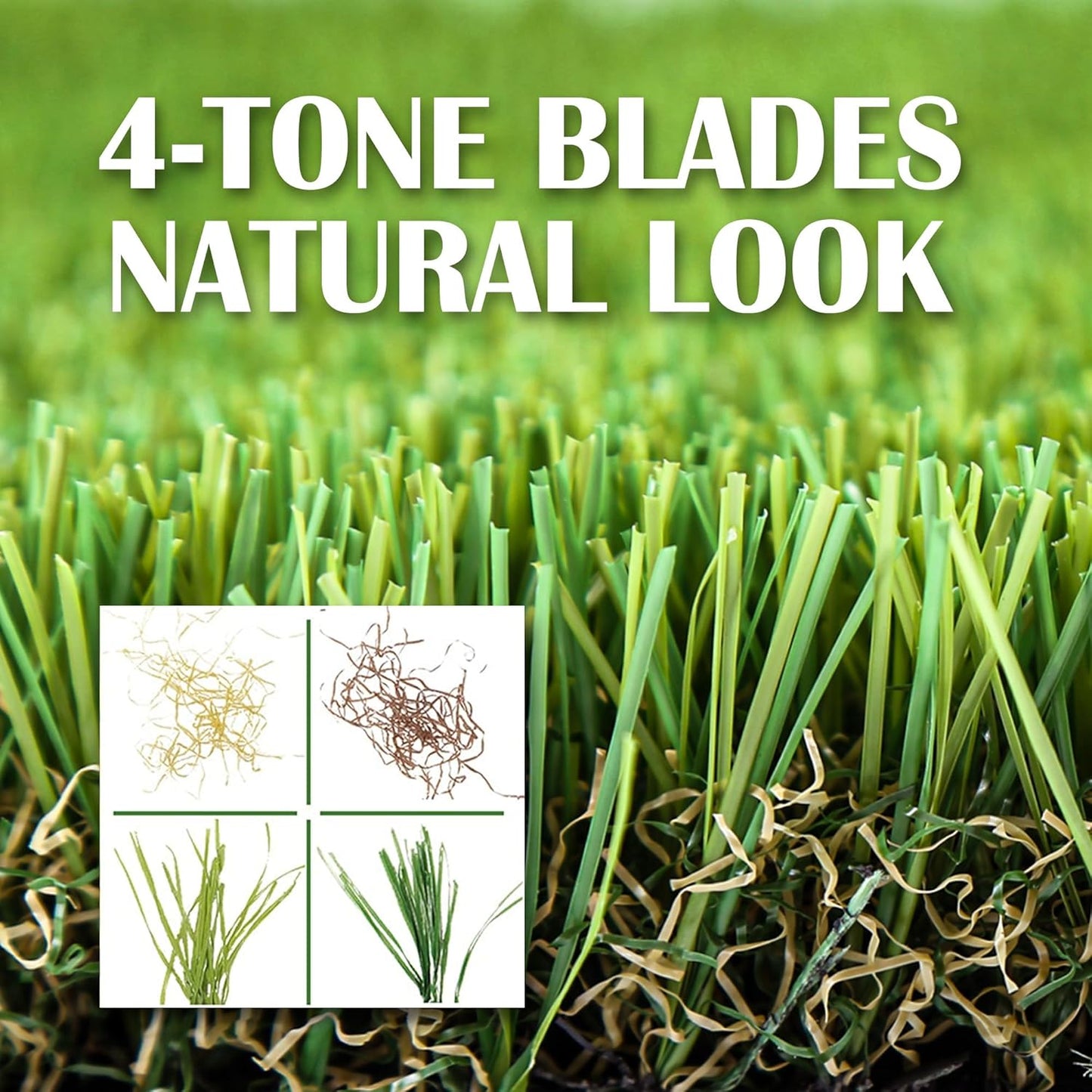 Artificial Grass Turf for Dogs 5 ft x 10 ft,1.38 inch Extra Large Fake Grass Pee Pad for Puppy Potty Training，Faux pet Grass Rug for Indoor/Outdoor Patio,Turf Grass Mat for Dogs Potty.