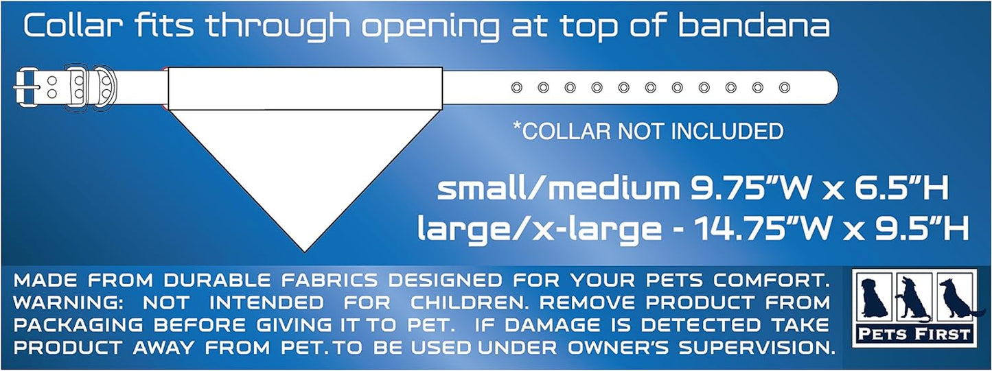 Pets First Collegiate Pet Accessories, Reversible Bandana, Oregon Ducks, Small/Medium