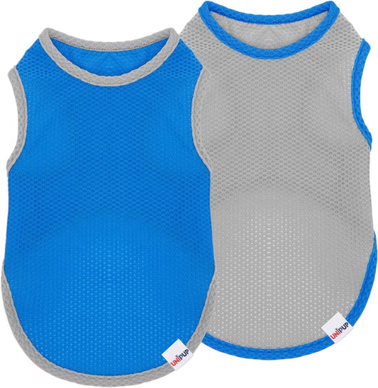 2 Pack Cooling Shirts for Dogs, Breathable Lightweight Dog Shirts for Large Dogs Boy, Sleeveless Sun Protection Shirts for Dog&Cat Puppy Vest Pet Apparel